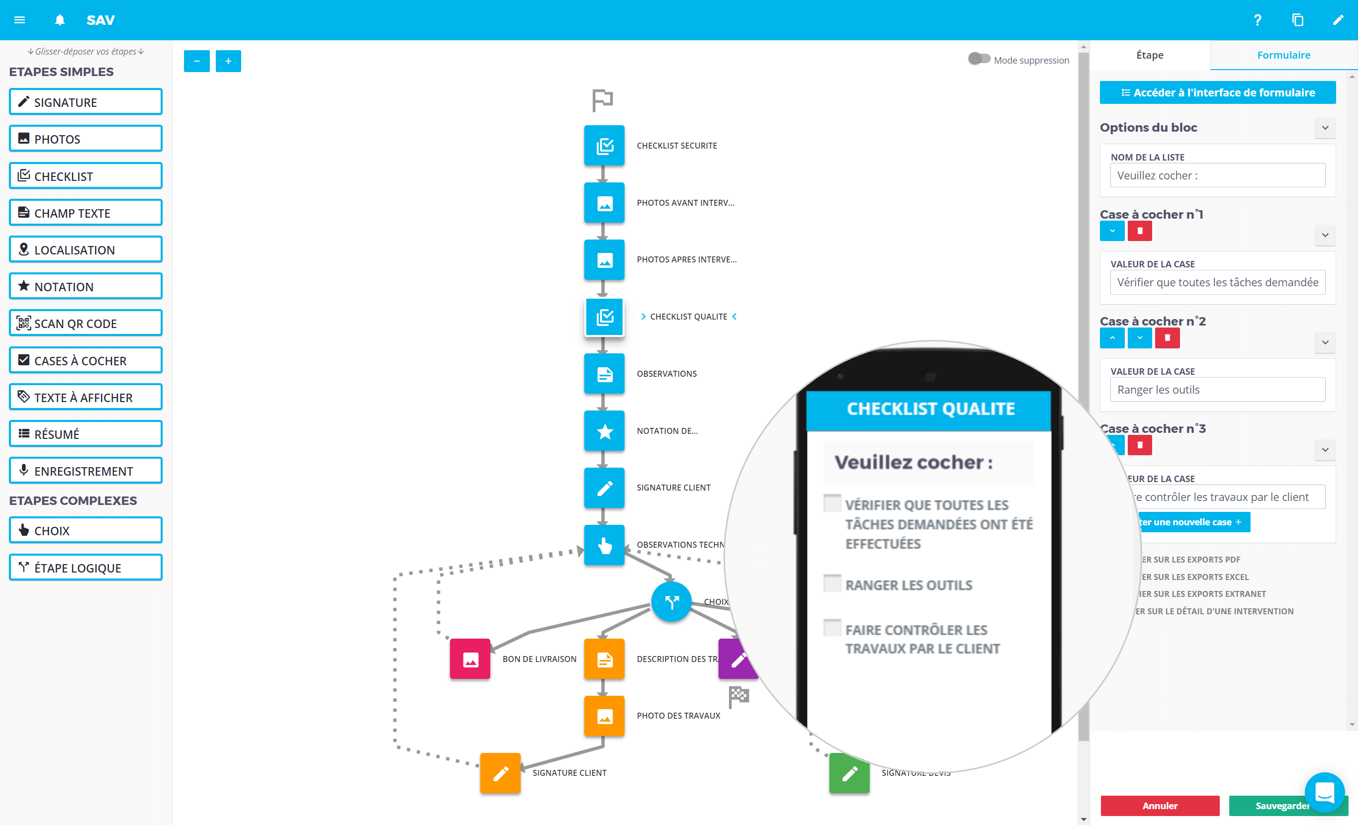 Etapes et processus à suivre lors d'une intervention terrain avec SOLITECH