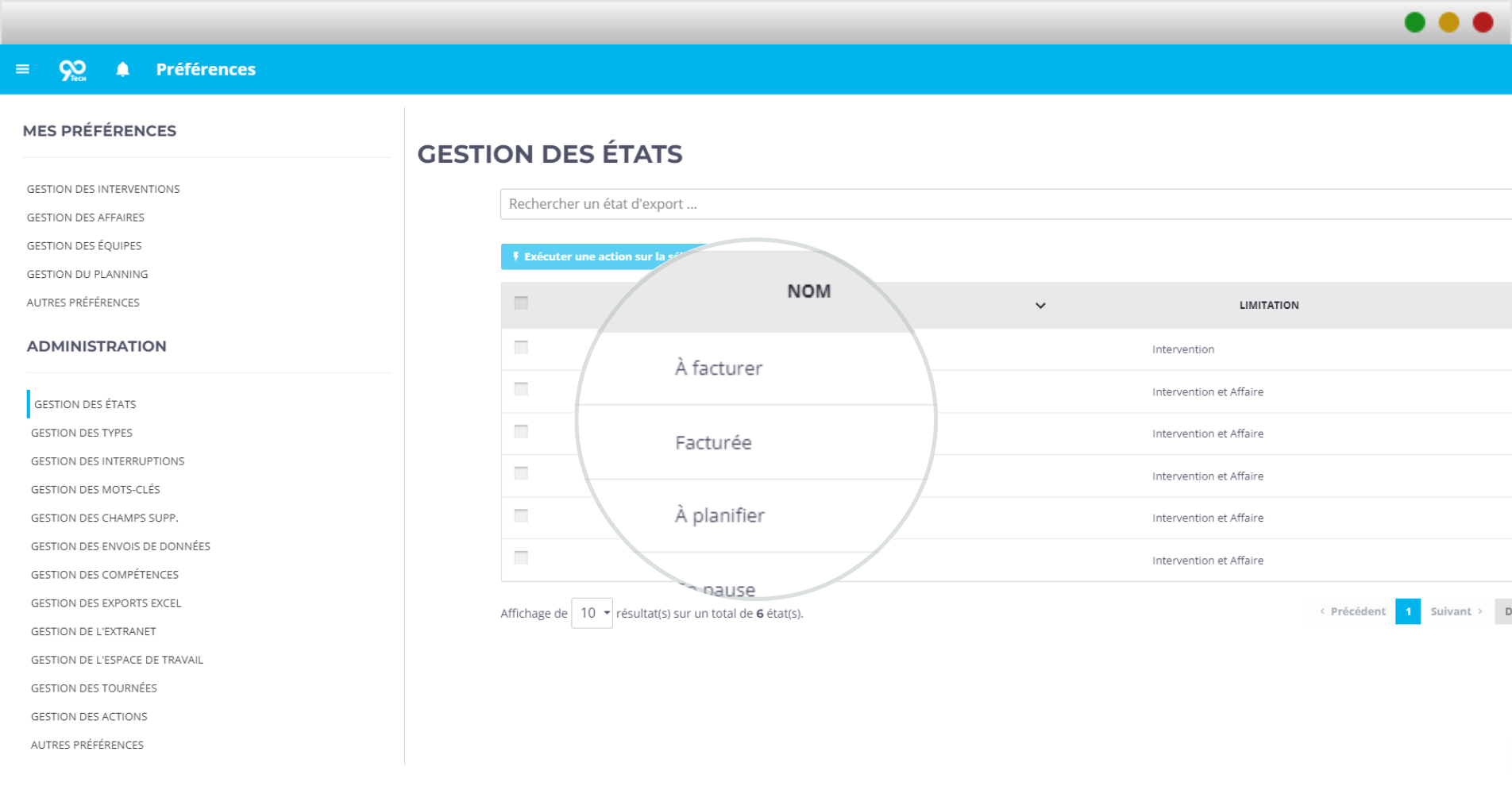 Fiche de renseignements utilisateurs dans SOLITECH